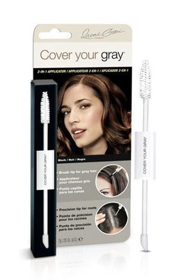 Cover Your Gray hair product packaging with a woman's face on it.